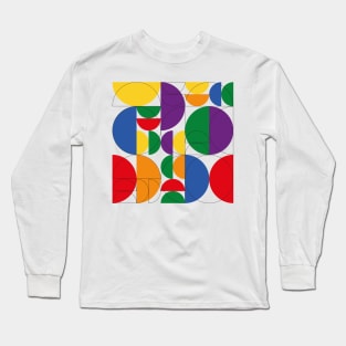 LGBT CIRCLE ABSTRACT ART Long Sleeve T-Shirt